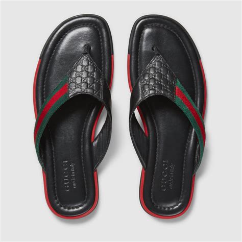 men's gucci thong sandals|Gucci Men's Titan Thong Sandals .